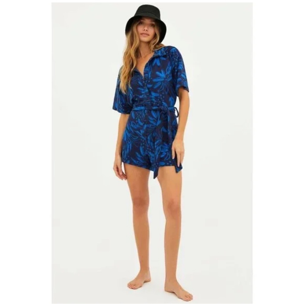 Beach Riot Gia Terry Romper in Java banana  size M NWT